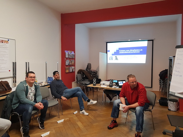 Foto von mehren Leuten bei einer Weiterbildung.