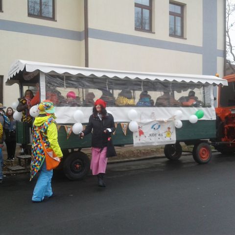 Foto von Karnevalumzug in Aschersleben.